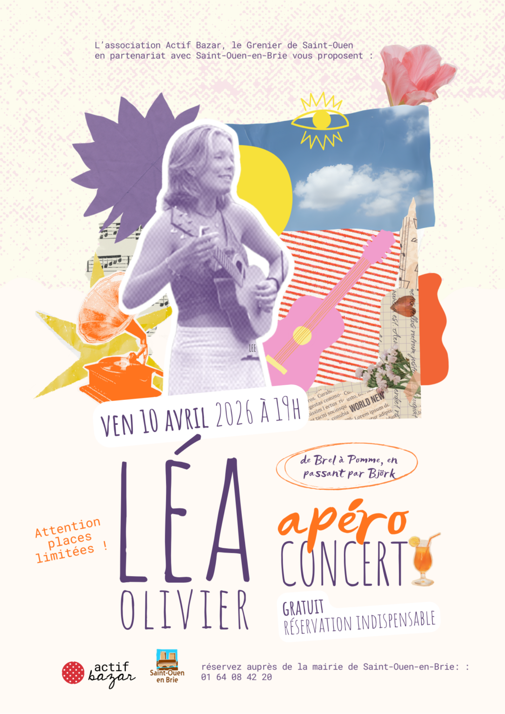 CONCERT LEA OLIVIER - GRENIER AVRIL 2026 AFFICHE 2