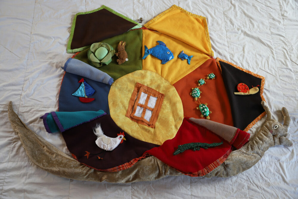 Tapis « L’escargot des comptines »